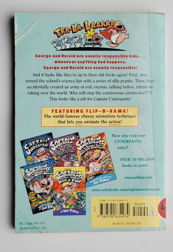 Captain Underpants And The Attack Of The Talking Toilets by Dav Pilkey - Image 2